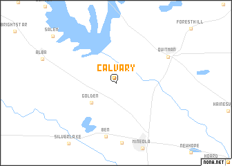 map of Calvary