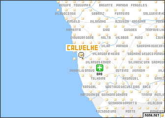 map of Calvelhe