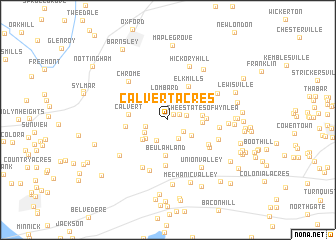 map of Calvert Acres