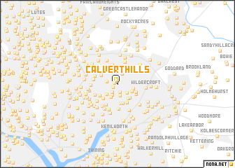 map of Calvert Hills