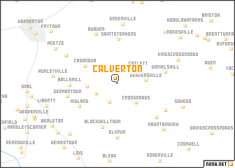 map of Calverton
