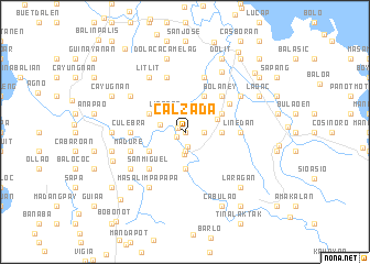 map of Calzada