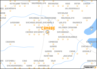map of Camabé