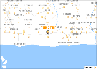 map of Camacho