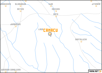 map of Camaçu