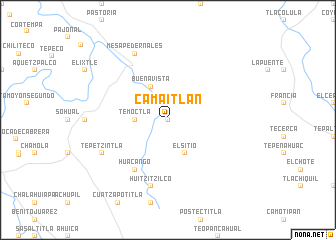 map of Camaitlán