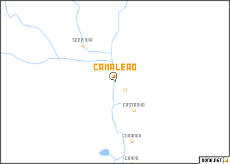 map of Camaleão