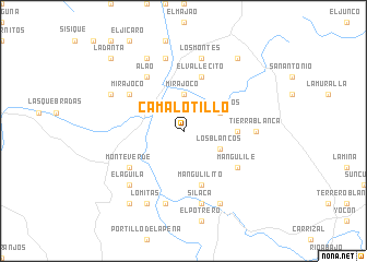 map of Camalotillo