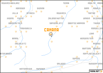 map of Camana