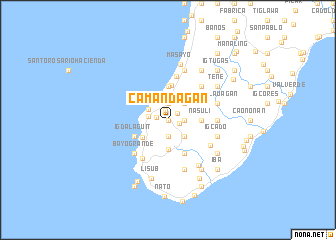 map of Camandagan