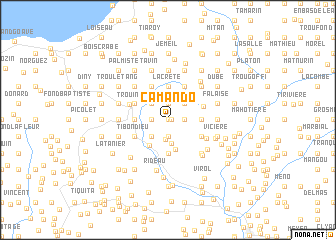 map of Ca Mando