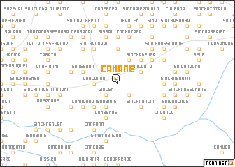 map of Camané