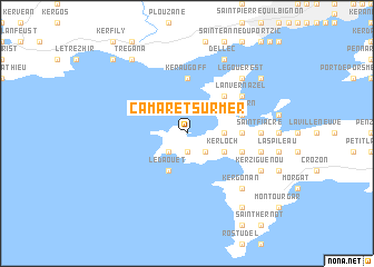 map of Camaret-sur-Mer