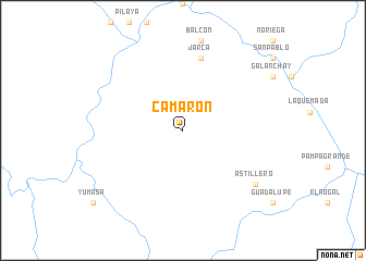 map of Camarón