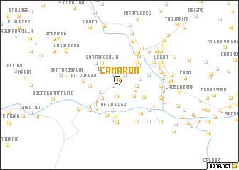 map of Camarón