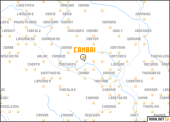 map of Cam Bai