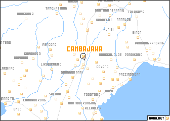 map of Cambajawa