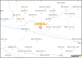 map of Çambalı