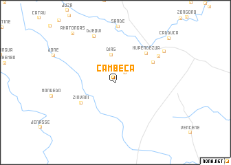 map of Cambeca