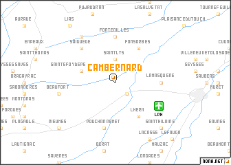 map of Cambernard
