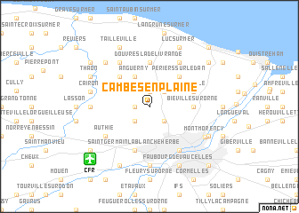 map of Cambes-en-Plaine