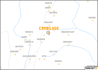 map of Cambildge
