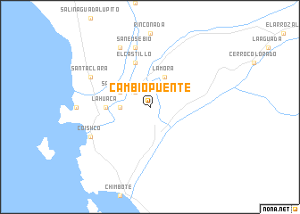 map of Cambio Puente