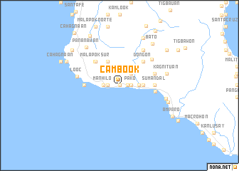 map of Cambook
