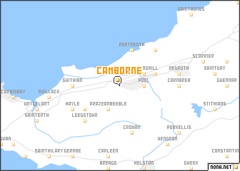 map of Camborne
