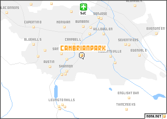 map of Cambrian Park
