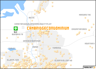 map of Cambridge Condominium