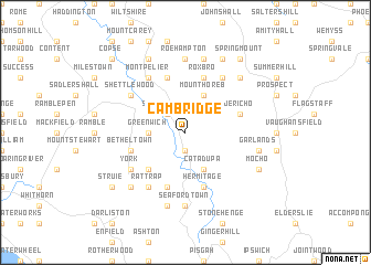 map of Cambridge