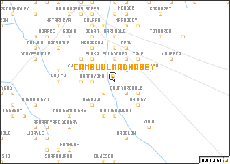 map of Cambuul Madhabey