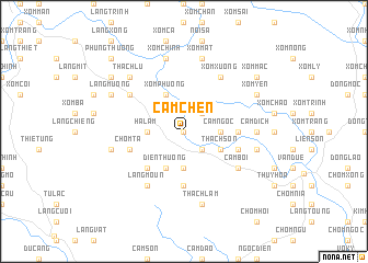 map of Cam Chèn