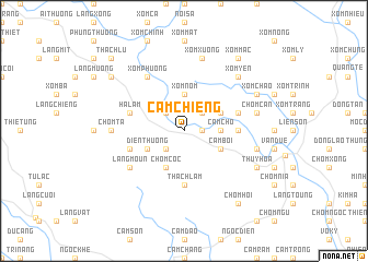 map of Cam Chiêng