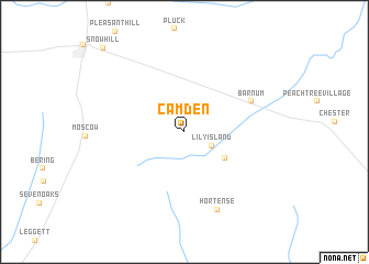 map of Camden