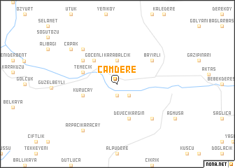 map of Çamdere