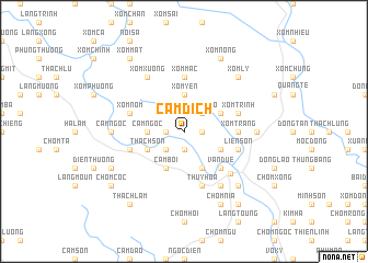 map of Cam Ðich
