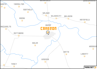 map of Cameron