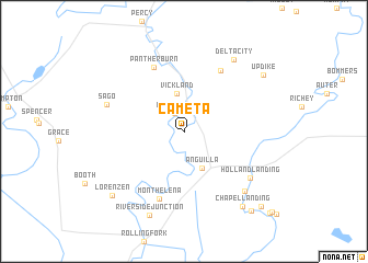 map of Cameta