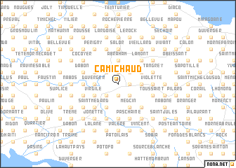 map of Ca Michaud