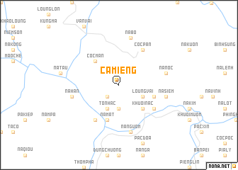 map of Ca Mieng