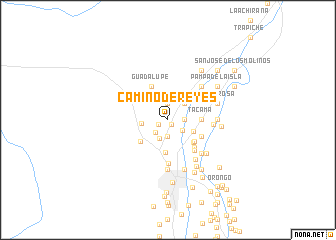 map of Camino de Reyes