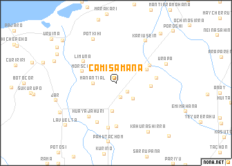 map of Camisamana