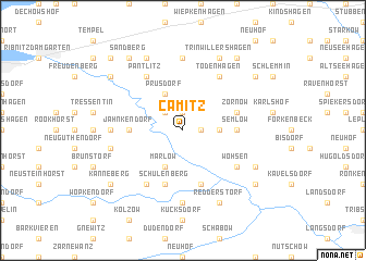 map of Camitz