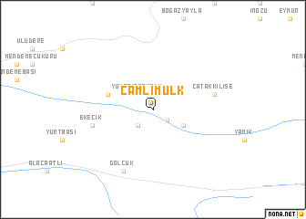 map of Çamlımülk