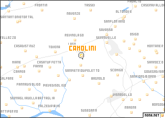map of Ca Molini