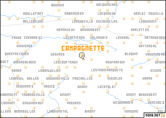 map of Campagnette