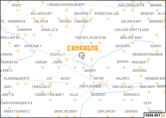 map of Campagne
