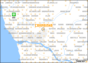map of Campainha